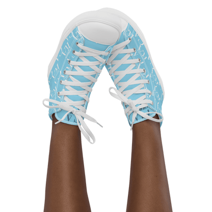 CARAUANA Hip Hop canvas shoes sky blue Branded