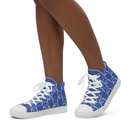 CARAUANA Hip Hop canvas shoes Blue Branded