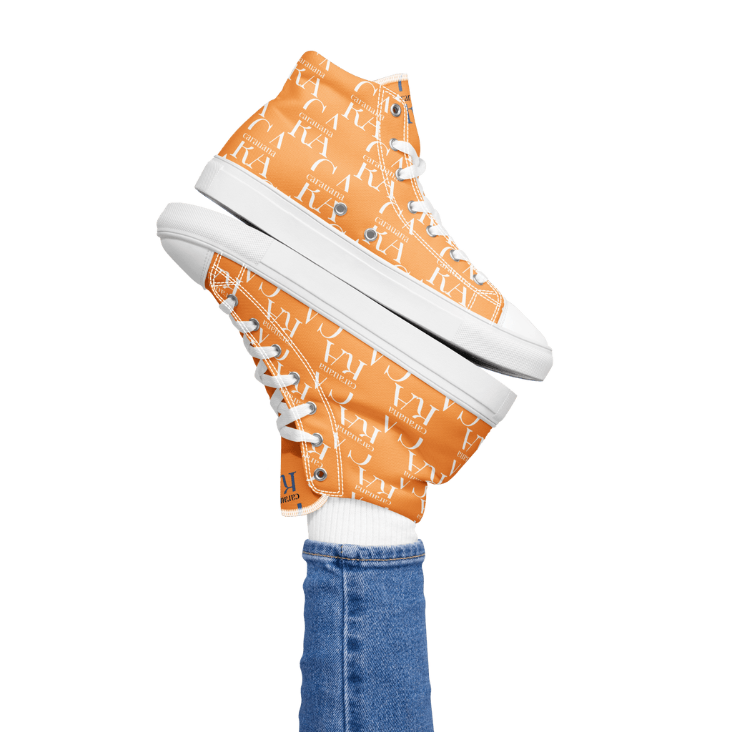 CARAUANA Hip Hop canvas shoes Orange Branded Carauana Store