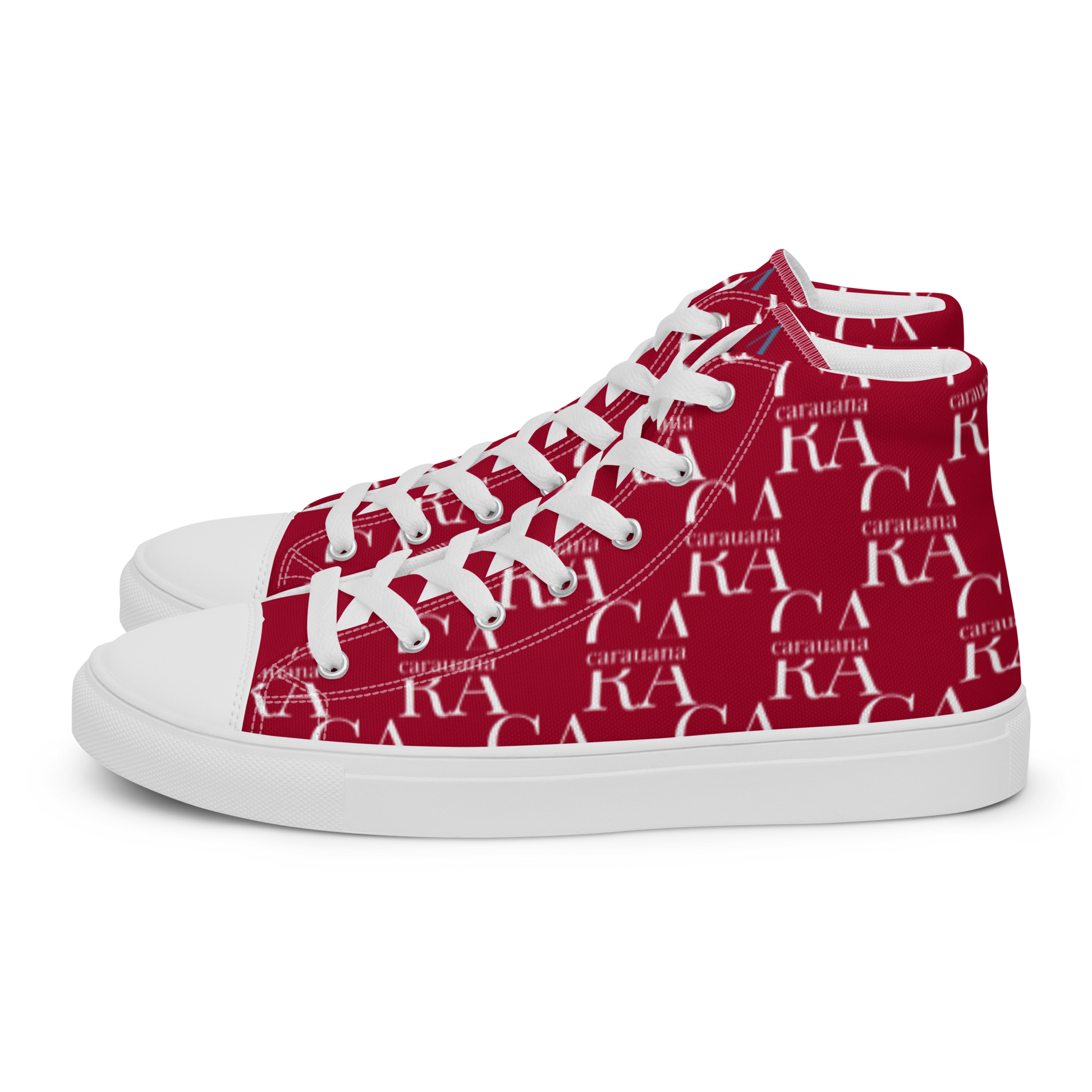 womens-high-top-canvas-shoes-RED