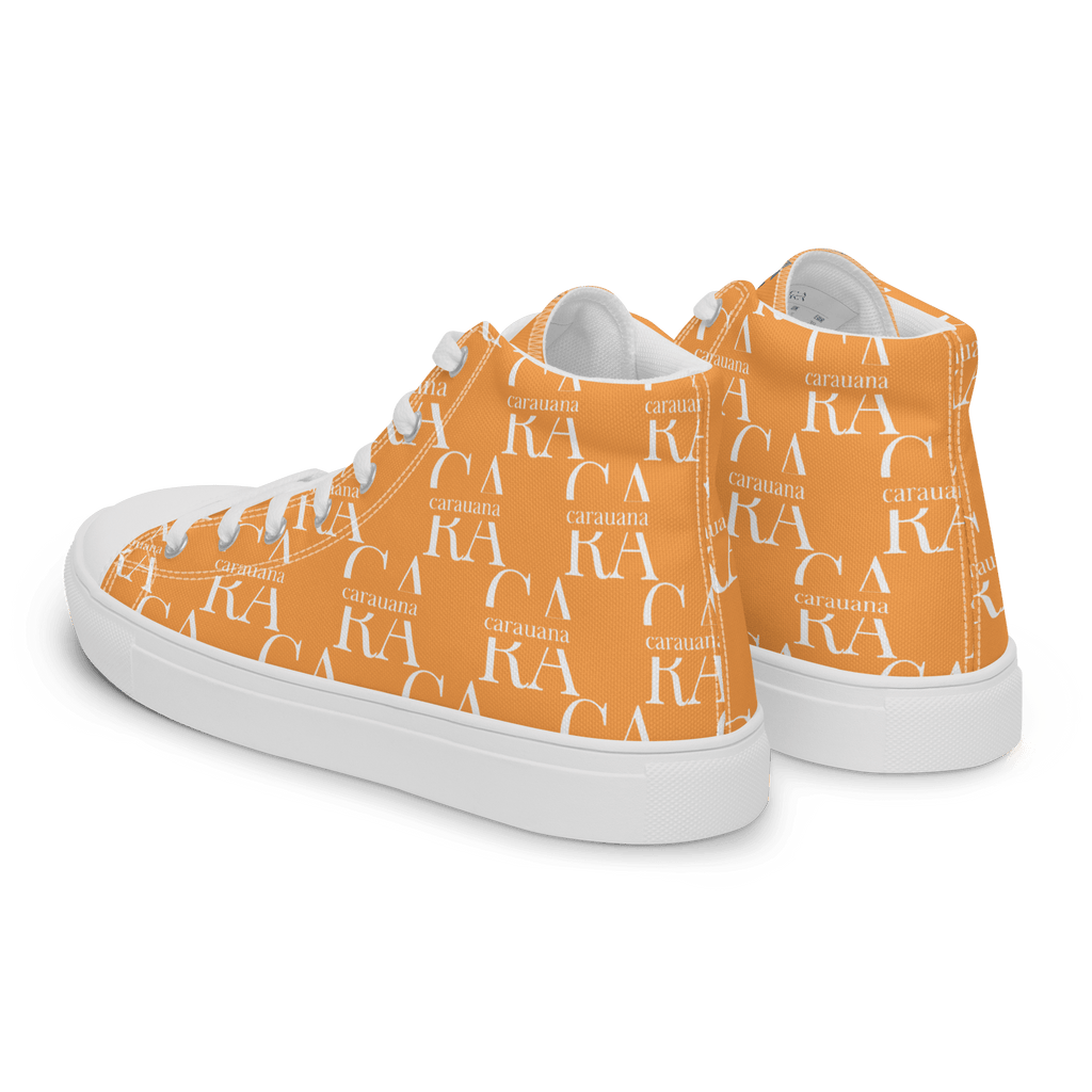 CARAUANA Hip Hop canvas shoes Orange Branded Carauana Store