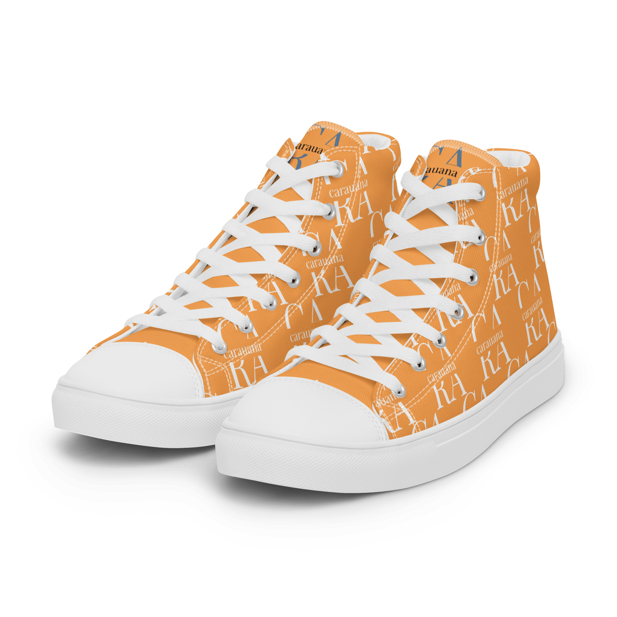 CARAUANA Hip Hop canvas shoes Orange Branded Carauana Store