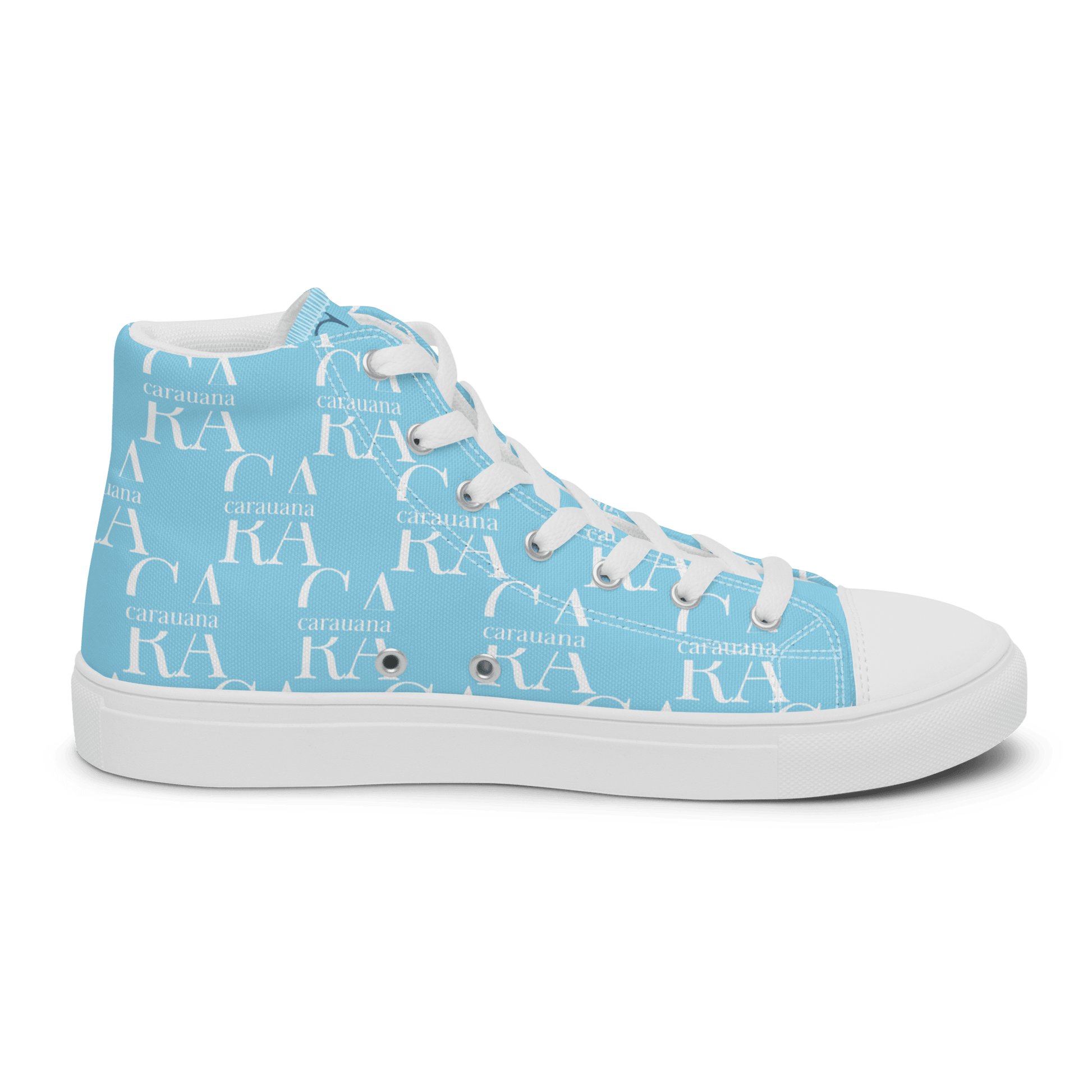 CARAUANA Hip Hop canvas shoes sky blue Branded