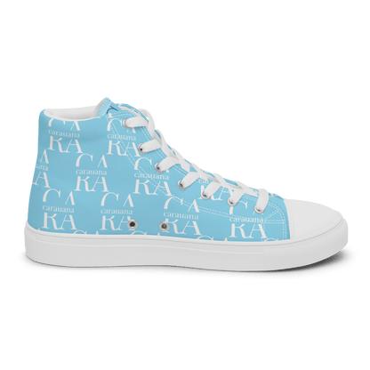 CARAUANA Hip Hop canvas shoes sky blue Branded