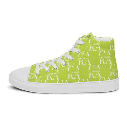 CARAUANA Hip Hop canvas shoes Lemon Branded