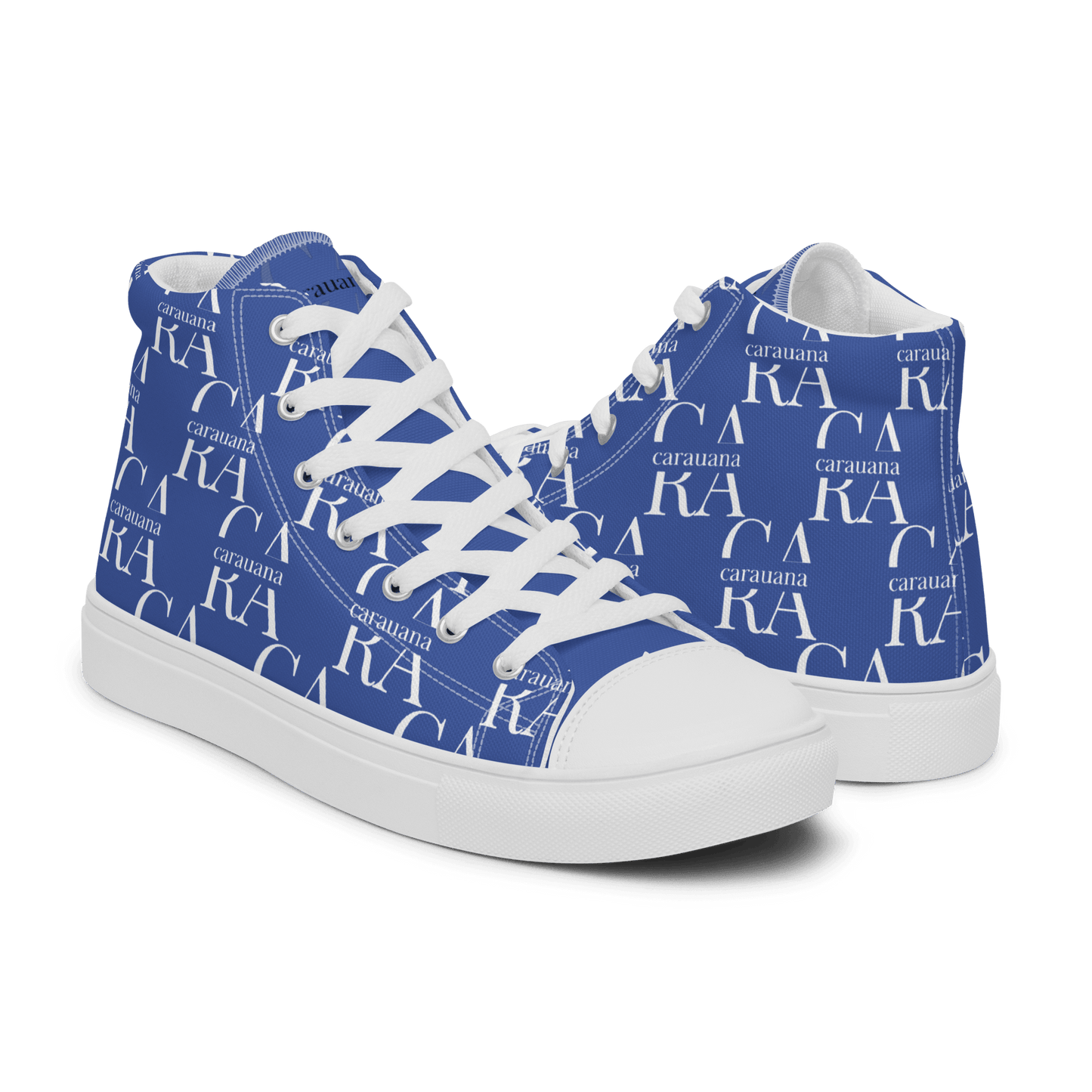 CARAUANA Hip Hop canvas shoes Blue Branded