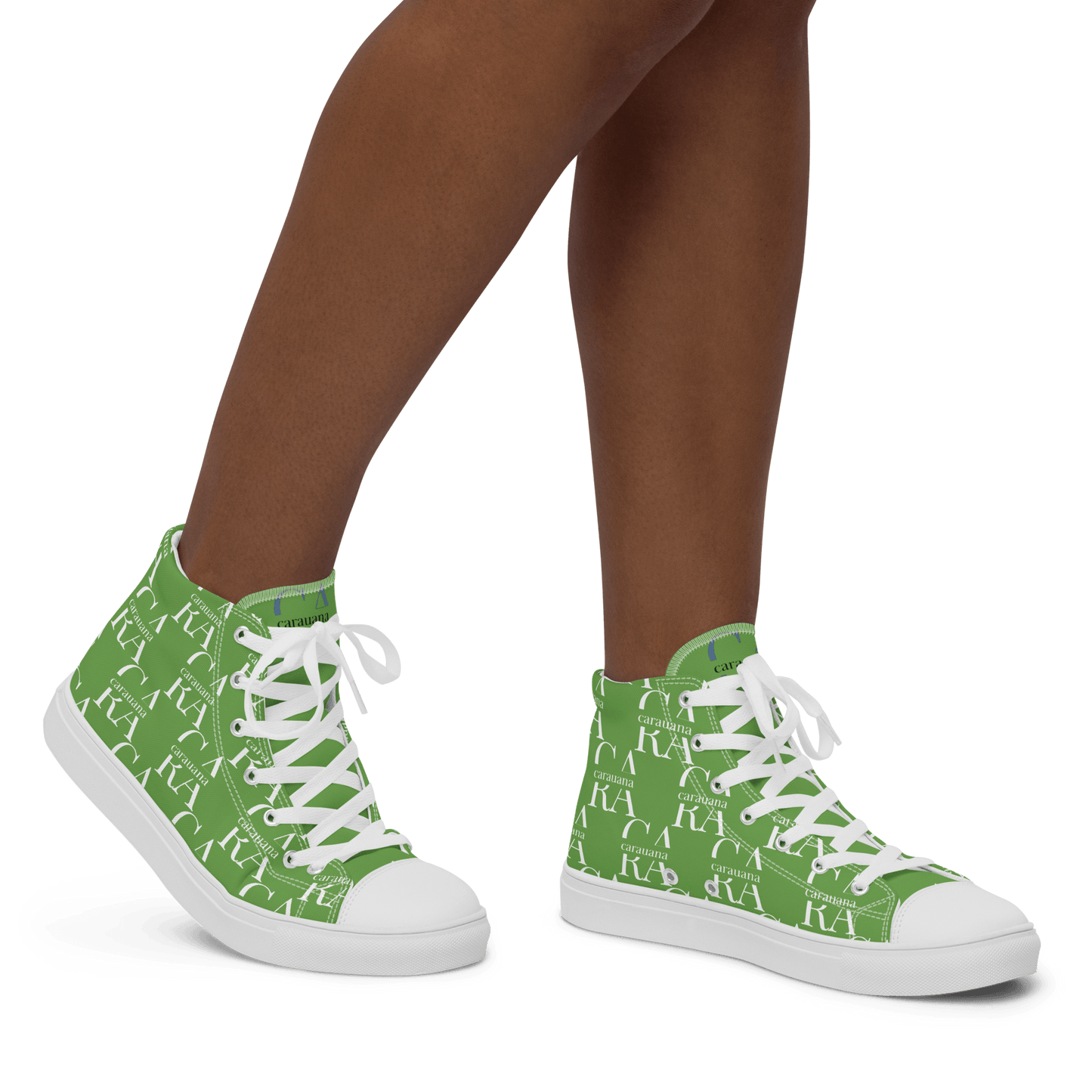 CARAUANA Hip Hop canvas shoes Green Branded