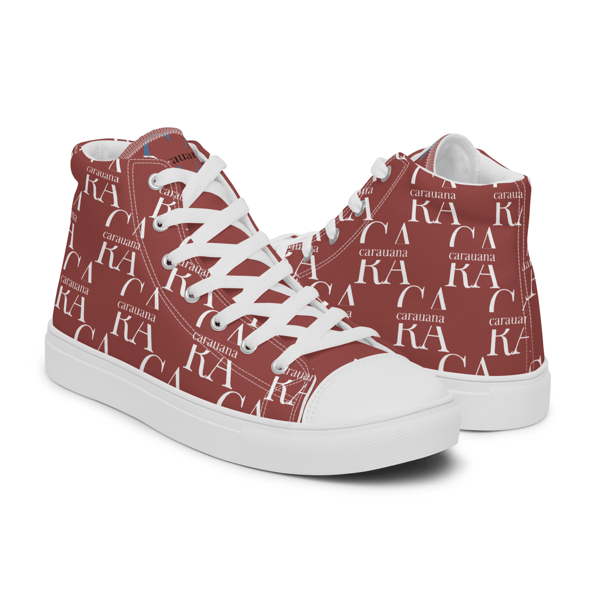 CARAUANA Hip Hop canvas shoes Brown Branded