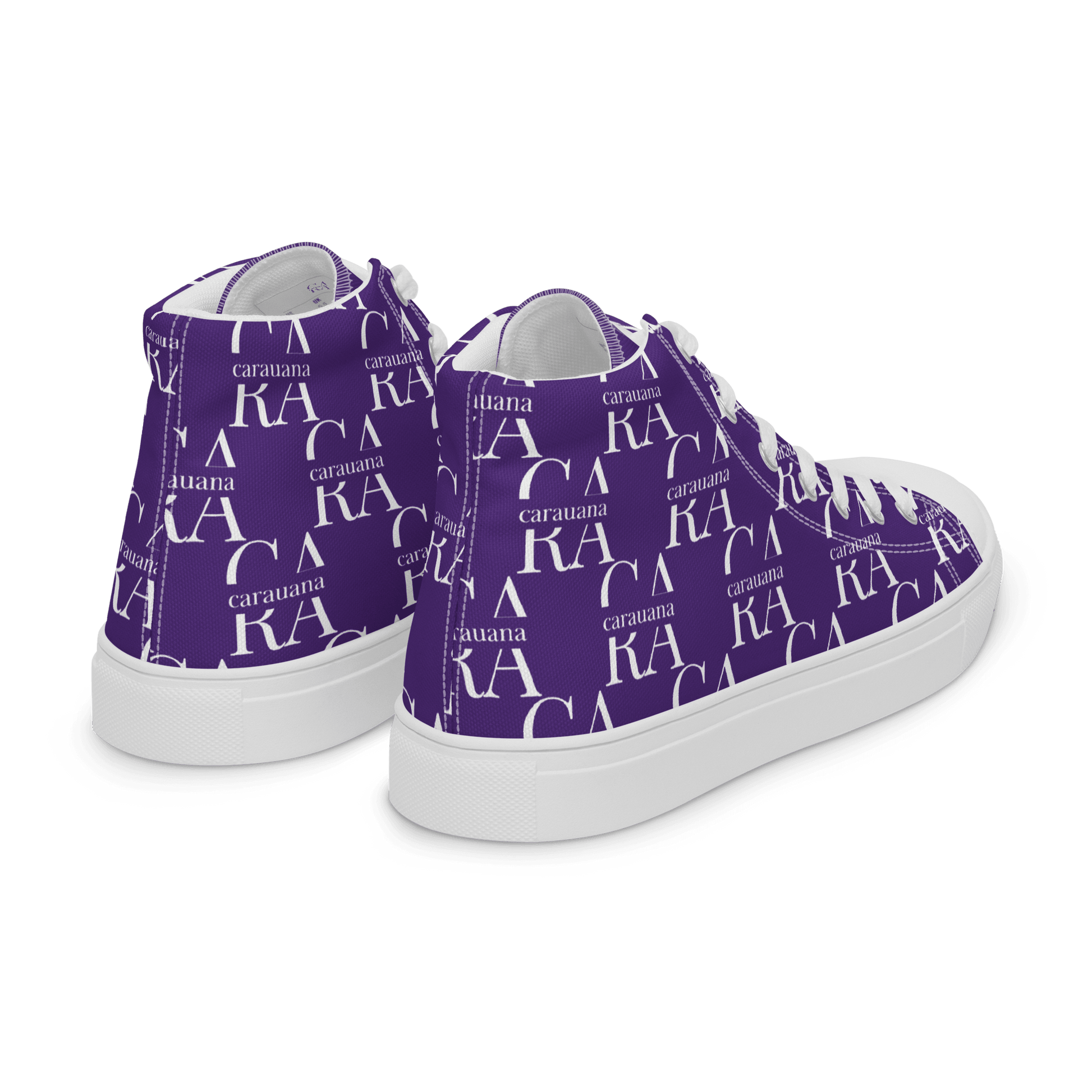 CARAUANA Hip Hop canvas shoes violet Branded