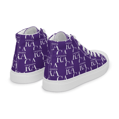 CARAUANA Hip Hop canvas shoes violet Branded