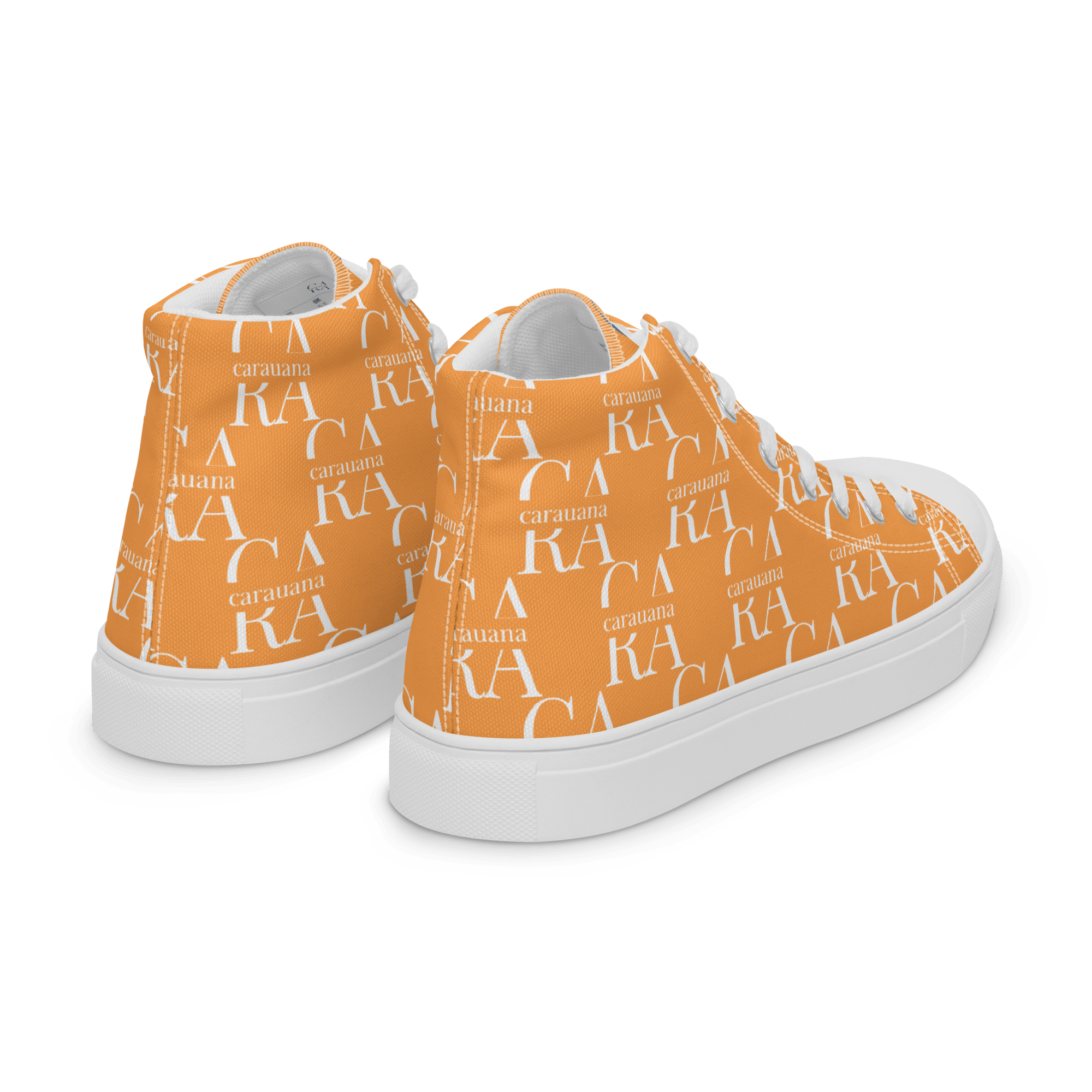 CARAUANA Hip Hop canvas shoes Orange Branded Carauana Store