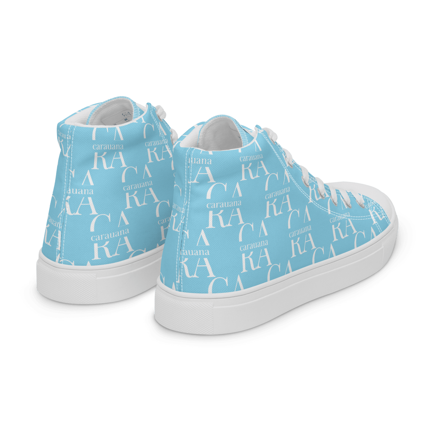 CARAUANA Hip Hop canvas shoes sky blue Branded