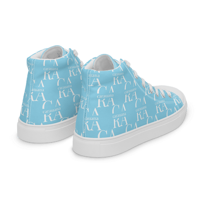 CARAUANA Hip Hop canvas shoes sky blue Branded