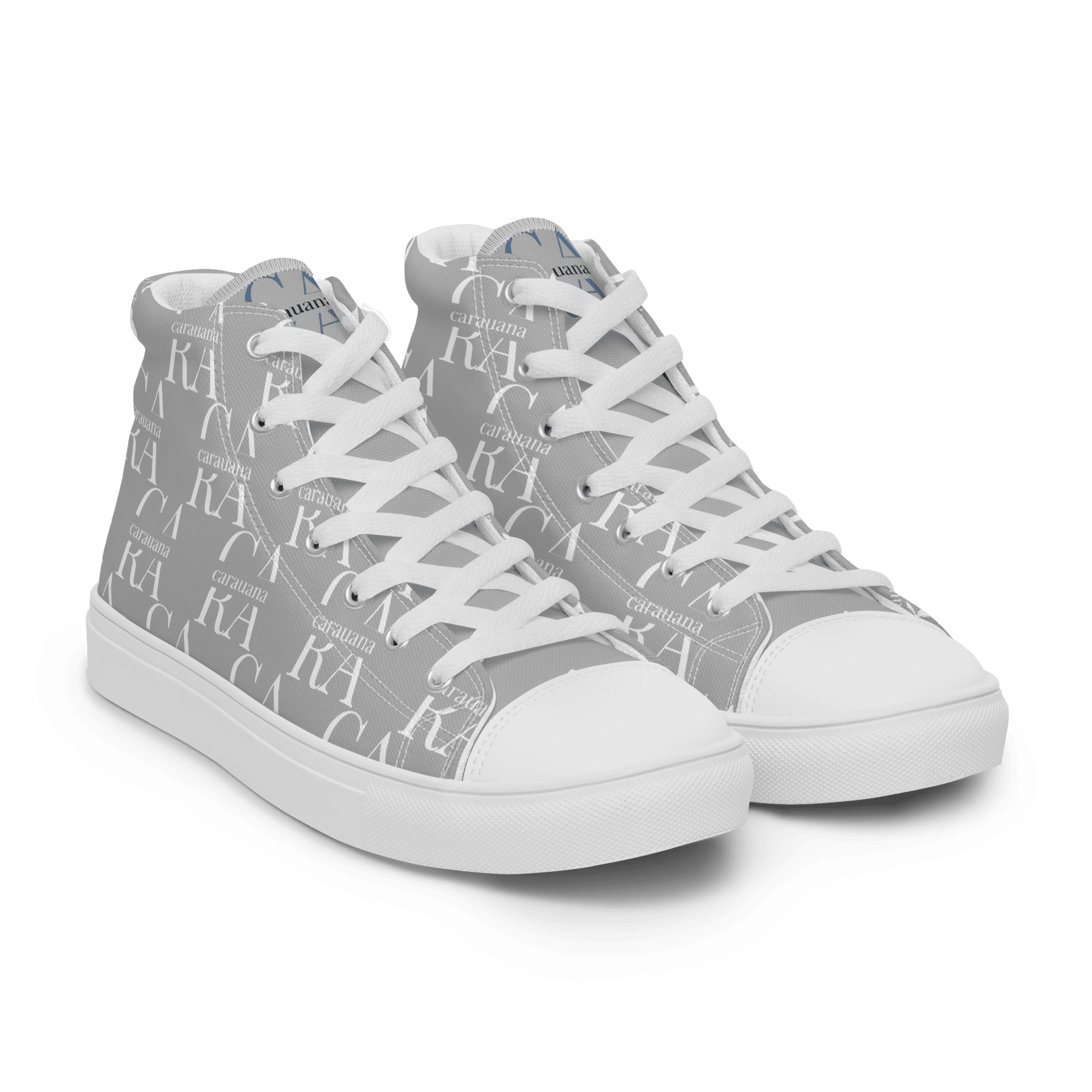 CARAUANA Hip Hop canvas shoes Grey Branded